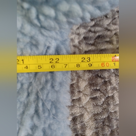 Lululemon Wool Whenever Crew Neck Pullover Blue Wool Sherpa Fleece Sz 10 - Picture 7 of 10